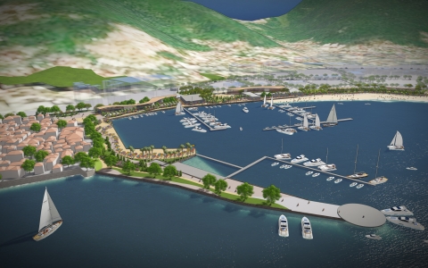 Budva Beach front masterplanning - Design proposal
